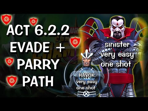 NE HAVOK NE SINISTER DURDURABİLİR - ACT 6.2.2 - KAÇIŞ YOLU - EVADE & PARRY PATH - MCOC