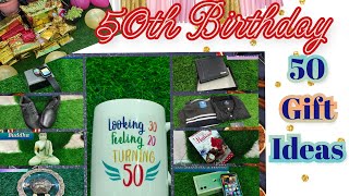 50 Gifts for 50th Birthday || Happy Birthday Vlog Part-II || Varieties of Gift Ideas ||