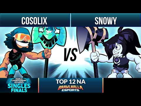 Cosolix vs Snowy - Top 12 - Brawlhalla World Championship 2020 - 1v1 NA