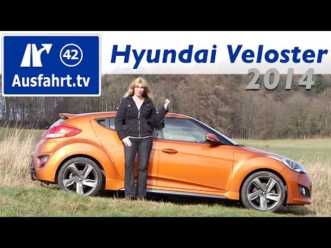 2014 Hyundai Veloster 1.6 Turbo "Style" - Fahrbericht der Probefahrt / Test / Review