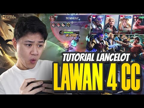 TUTORIAL MAIN LANCELOT LAWAN 4 STUNNER BIAR TETAP ON POINT! - Mobile Legends