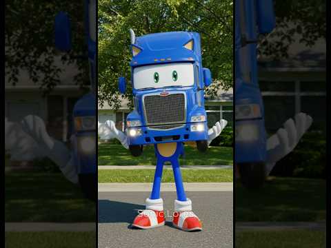 Sonic transforms into Transformers | Dr.Eggman vs Sonic vs Knuckles vs Shadow #sonic #sonicvsshadow