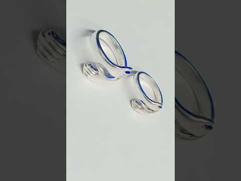 925 Silver Hug Rings