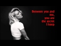 Chelsea Lankes - Secret - Lyrics 