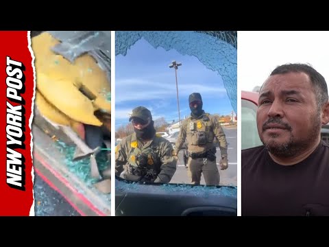 ICE Agents Smash Truck Window as Immigration Enforcement Begins in Charlotte