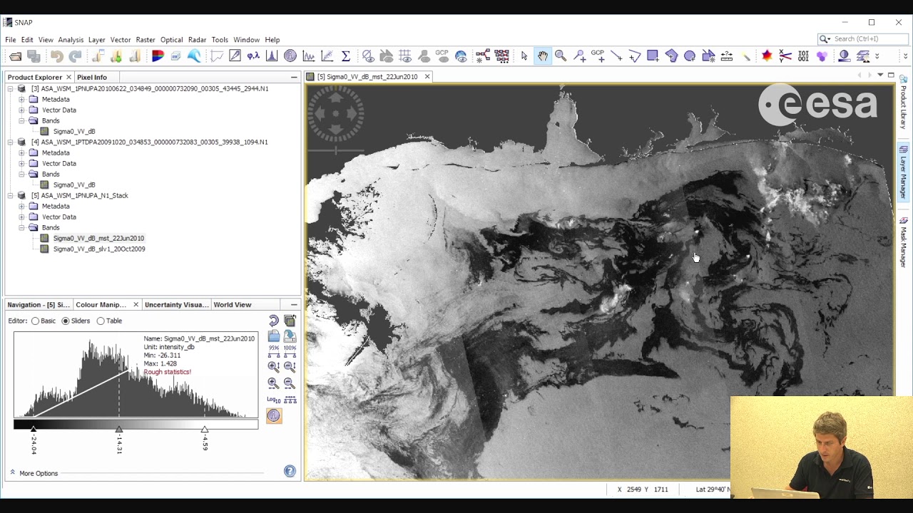 ESA Echoes in Space - Water: Oil Spill mapping with EnviSat ASAR