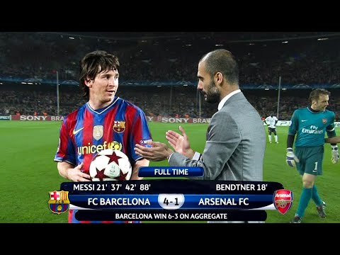 Pep Guardiola will never forget Lionel Messi's performance in this match