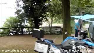 preview picture of video 'Italy Lago d'Iseo, visiting Bergamo and capital Milan with cathedral Duomo on BMW R1200GS motorbike'