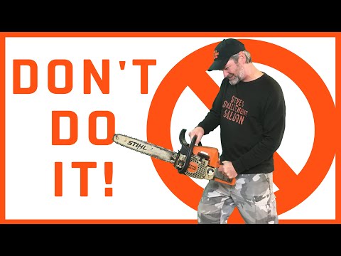 WARNING: Never Do This To ANY Chainsaw