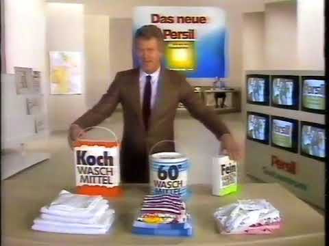 Persil Werbung mit dem Persil-Mann 1982