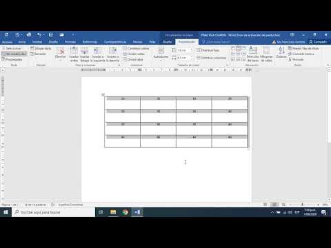 CONFIGURAR ALTO Y ANCHO DE FILAS Y COLUMNAS EN UNA TABLA DE WORD