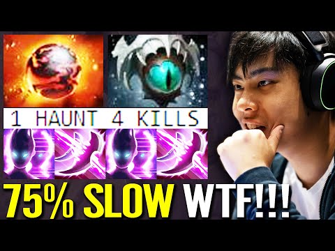 WTF IMBA 75% SLOW! ANA Spectre NEW META Skadi Destruction Orb Carry Build Guide Dota 2 Pro Gameplay