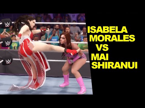 WWE 2K22 Isabela Morales vs Mai Shiranui - Extreme Rules