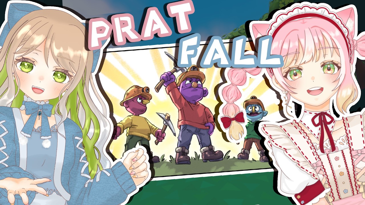 【Pratfall】みましゃんと一緒に掘り、落ち、爆破する！【Vtuber/桃園おむ】