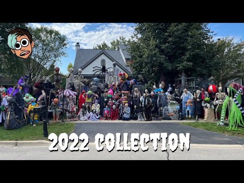 👻My full 2022 Halloween Animatronic Collection (100 Animatronics!)🎃