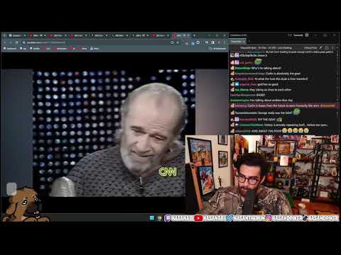White Fascist America (George Carlin) - HasanAbi REACT