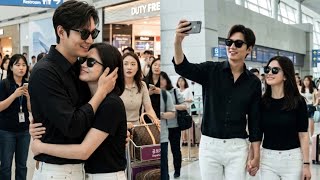 Download lagu Airport Sighting: Lee Min-ho & Song Hye-kyo’s Sweetest PDA Yet ✈️💑 mp3