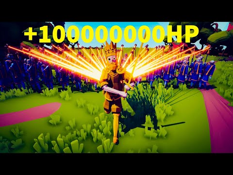 KING +50x Healer VS Super Units | TABS - Totally Accurate Battle Simulator