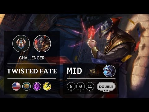 Twisted Fate Mid vs Talon - NA Challenger Patch 9.15