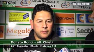 preview picture of video 'Chieti - Matelica 3-0 Intervista Ronci'