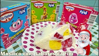MOSAICO DE GELATINA COM OS SABORES DA FINI - FAÇA NAS SUAS FESTAS DE FIM DE ANO - CONFRATERNIZAÇÕES🎅