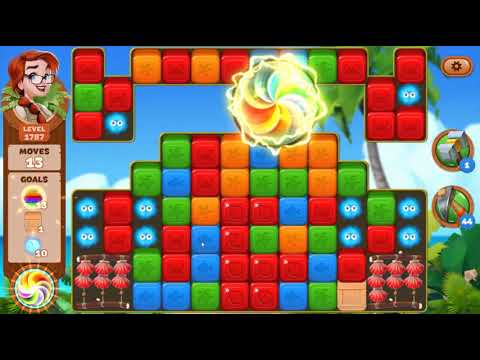 Lost Island Blast Adventure Level 1787 NO BOOSTERS - A S GAMING