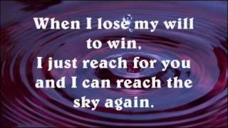 Christina Aguilera - I Turn To You (Lyrics)