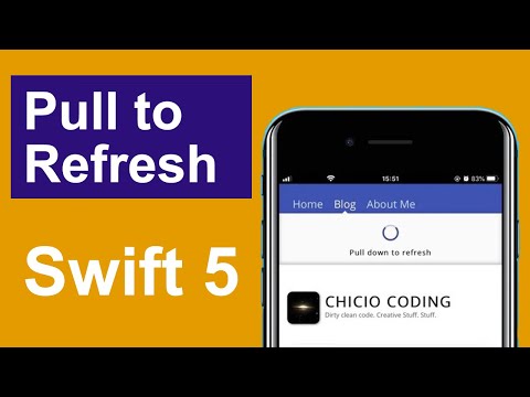 Pull to Refresh in Swift 5 - Refresh control (Xcode 11, 2020) - iOS Development