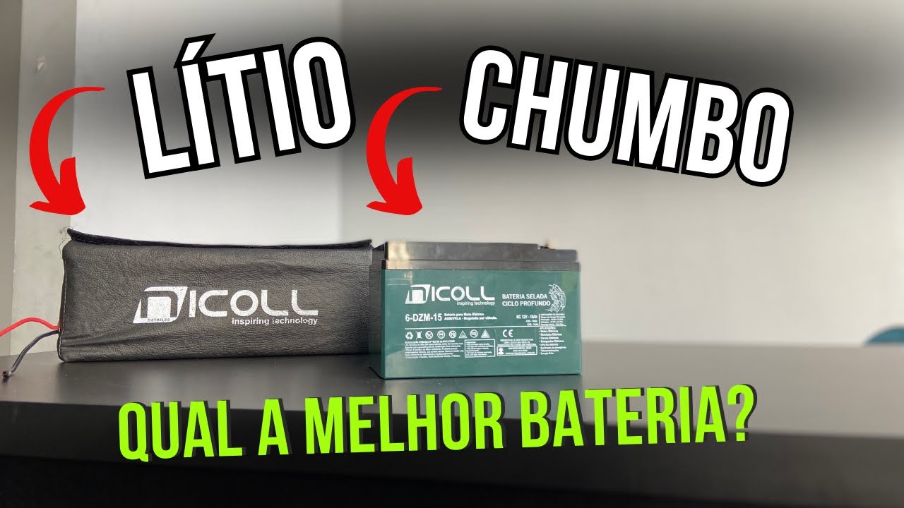 BATERIA DE CHUMBO OU DE LÍTIO? - QUAL A MELHOR? - BICICLETA ELÉTRICA