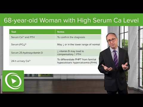 Bone Metabolism Case: 68-year-old Woman with High Serum Calcium Level – Endocrinology  | Lecturio
