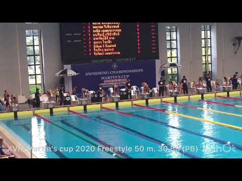 Freestyle 50 m. 11 years old 30.58 (PB)