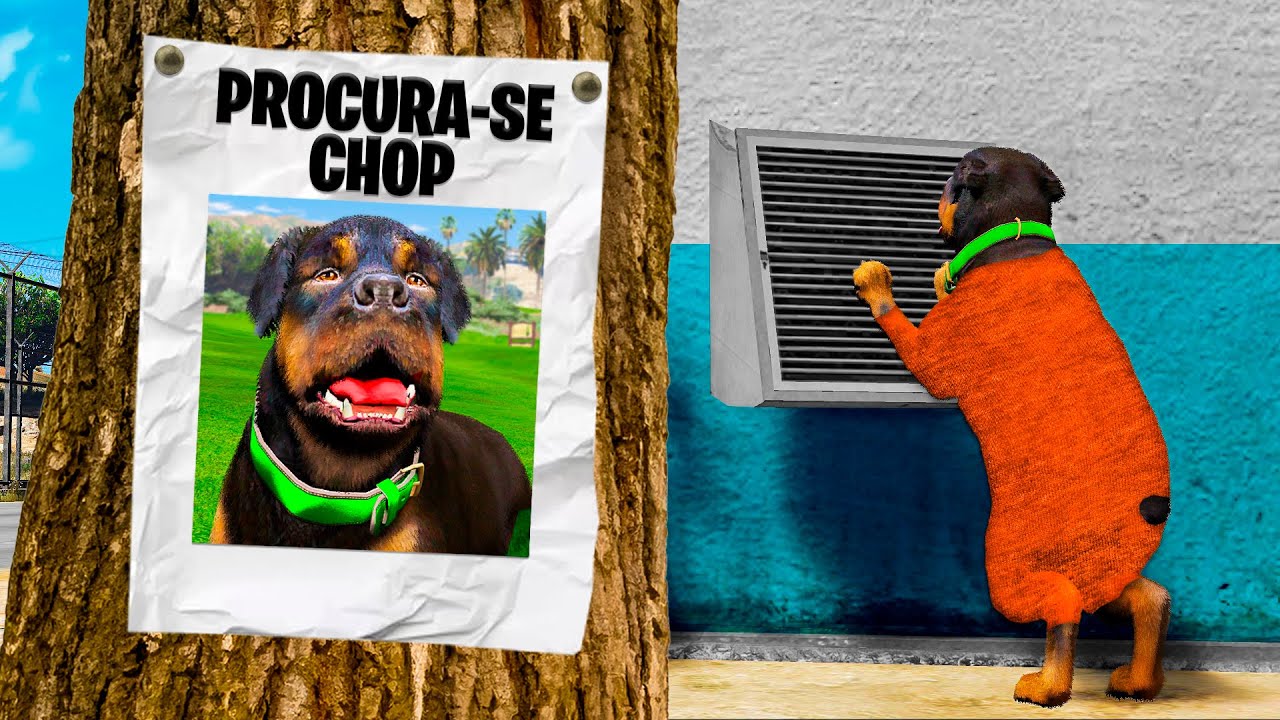 AS AVENTURAS DO CHOP NO GTA 5 - O FILME