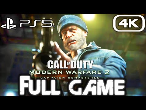 CALL OF DUTY MODERN WARFARE 2 REMASTERED PS5 Gameplay Walkthrough FULL GAME (4K 60FPS) No Commentary