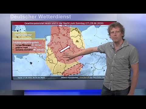 27.06.2020 Unwetterinformation - Deutscher Wetterdienst (DWD)