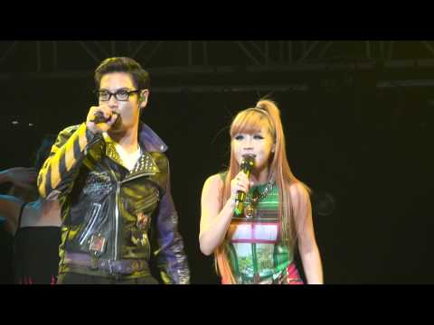 110715 GD & TOP (Feat Park Bom) - Oh Yea @ Singapore Korean Music Wave KMW 2011