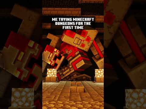 When play Minecraft Dungeons for THE FIRST TIME... #shorts