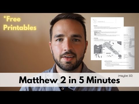 Matthew 2 in 5 Minutes - 2BeLikeChrist
