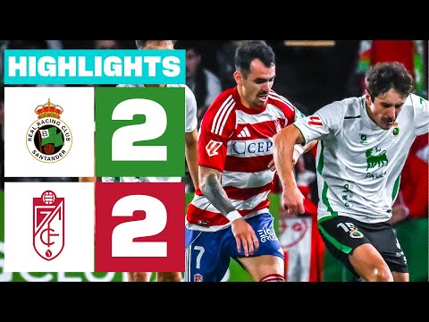 R. RACING CLUB 2 - 2 GRANADA CF | RESUMEN LALIGA HYPERMOTION