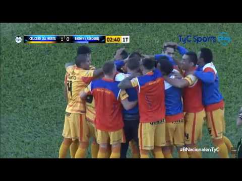 Gol de Pablo Ostrowski a Brown de Adrogué