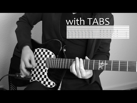 Three Days Grace - Gone Forever Guitar Cover w/Tabs on screen