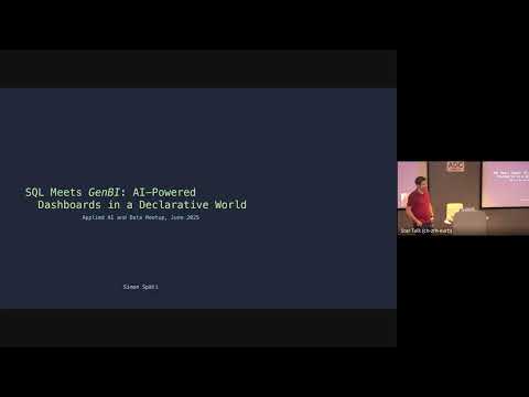 SQL Meets GenBI: AI-Powered Dashboards in a Declarative World (Lightning Talk)