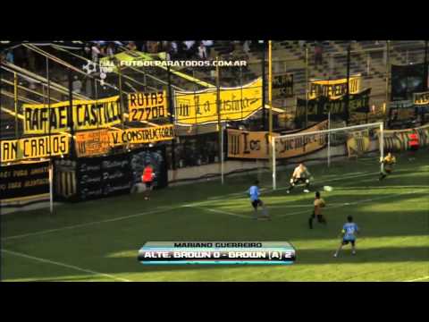 Los goles de Almirante 0 Brown Adrogué 2. Fecha 16. Torneo Primera B Nacional. FPT