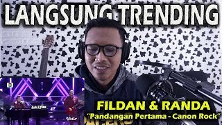 Download lagu AUTO TRENDING : Fildan dan Randa - Pandangan Pertama mix Canon Rock | D'Academy Asia 5 (REACTION) mp3