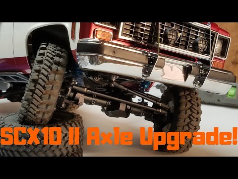 Axial SCX10 II cheap aluminum axle (installing in RC4WD TF2 Blazer)