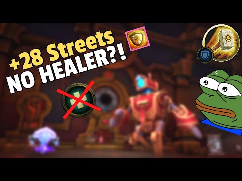 NO HEALER In a +28? 1 Tank 4 DPS - Prot Paladin PoV