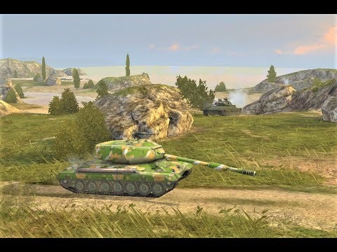 ST-I: 7100 Damage , (6800 block DMG) - WOT BLITZ - 🇷🇺