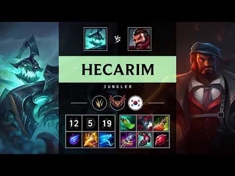 Hecarim Jungle vs Graves - KR Grandmaster Patch 25.12