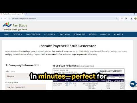 Paystub Generator