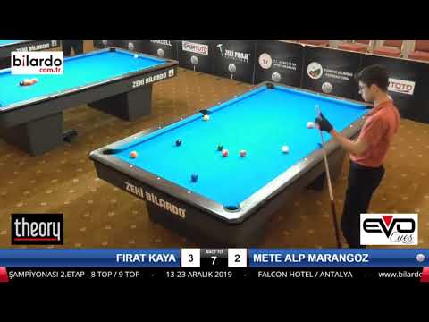 FIRAT KAYA & METE ALP MARANGOZ Bilardo Maçı - 