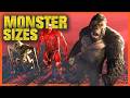 The Real SIZE Of MONSTERS 3D Comparison
